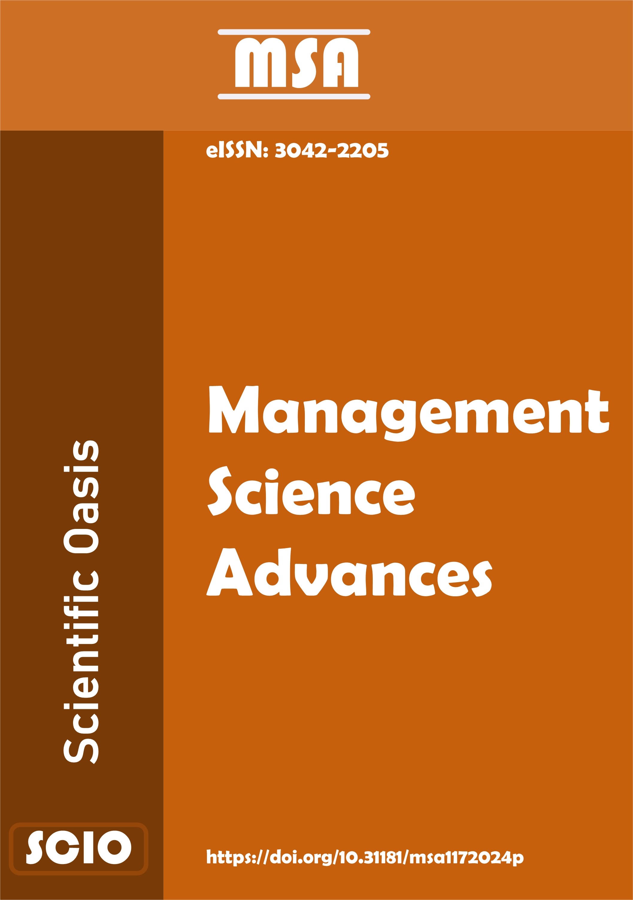 					View Vol. 3 No. 1 (2026): Management Science Advances
				